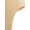 Ekena Millwork 5 1/4"W x 4"D x 6"H Clarksville Bracket, Red Oak BKTW05X04X06CVRO - alternate 2